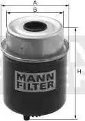 Mann-Filter WK 814/1 - Топливный фильтр parts5.com