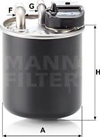 Mann-Filter WK 820/16 - Топливный фильтр parts5.com