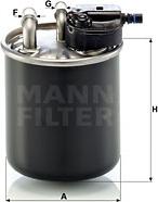 Mann-Filter WK 820/21 - Топливный фильтр parts5.com