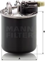 Mann-Filter WK 820/22 - Топливный фильтр parts5.com