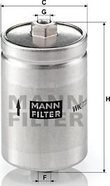 Mann-Filter WK 725 - Топливный фильтр parts5.com