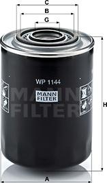 Mann-Filter WP 1144 - Масляный фильтр parts5.com