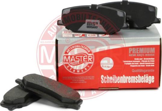 MASTER-SPORT GERMANY 13046059662N-SET-MS - Тормозные колодки, дисковые, комплект parts5.com