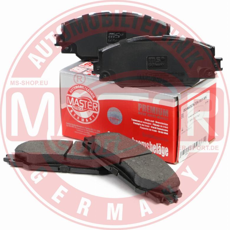 MASTER-SPORT GERMANY 13046057672N-SET-MS - Тормозные колодки, дисковые, комплект parts5.com