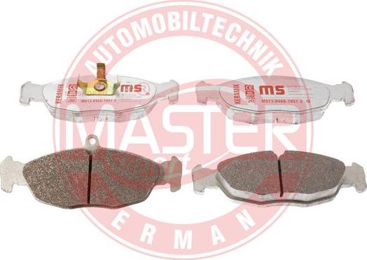 MASTER-SPORT GERMANY 13046070512K-SET-MS - Тормозные колодки, дисковые, комплект parts5.com