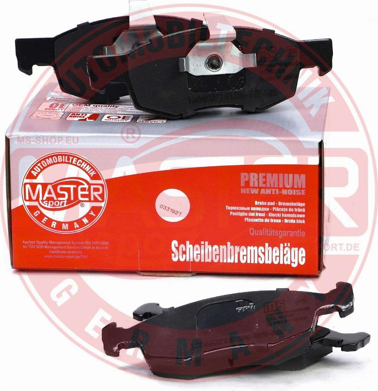 MASTER-SPORT GERMANY 13046071412N-SET-MS - Тормозные колодки, дисковые, комплект parts5.com