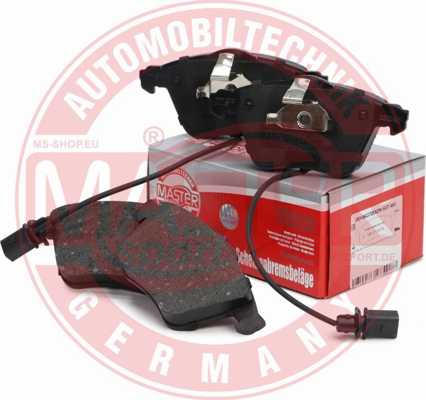 MASTER-SPORT GERMANY 13046072012N-SET-MS - Тормозные колодки, дисковые, комплект parts5.com