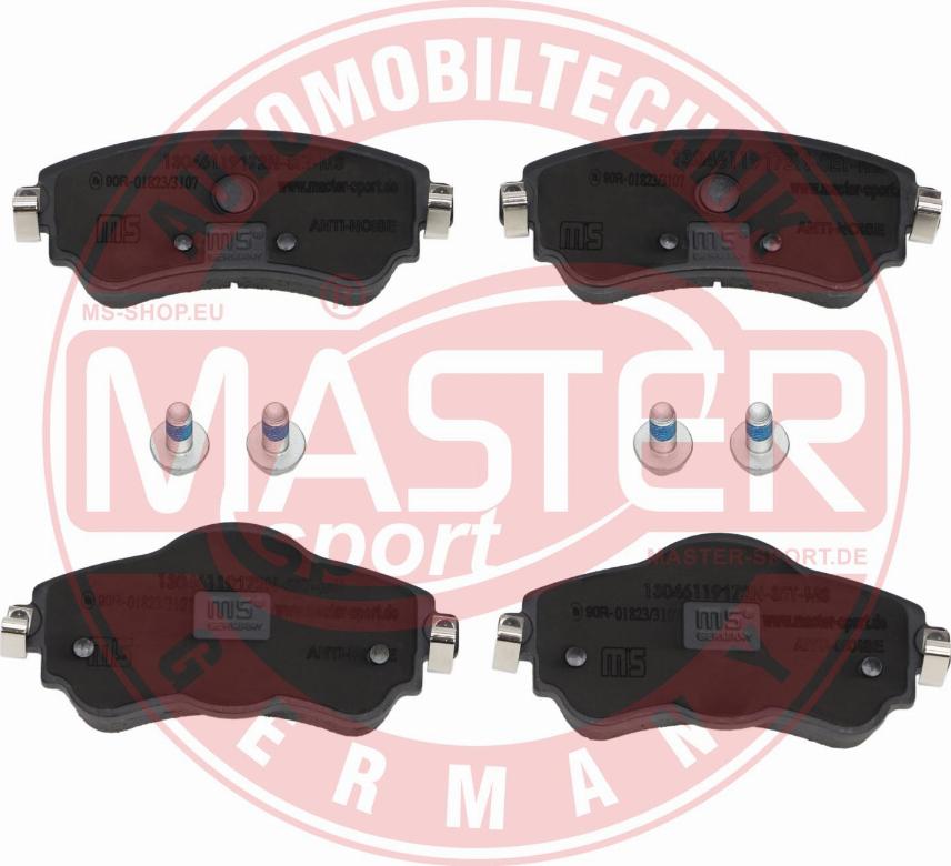 MASTER-SPORT GERMANY 13046119172N-SET-MS - Тормозные колодки, дисковые, комплект parts5.com