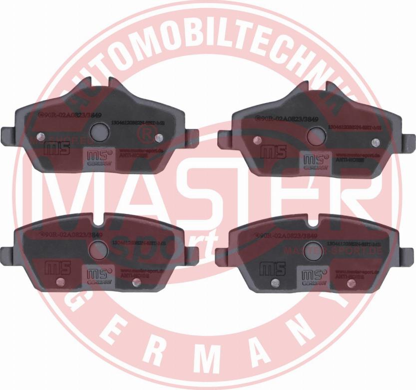 MASTER-SPORT GERMANY 13046120382N-SET-MS - Тормозные колодки, дисковые, комплект parts5.com