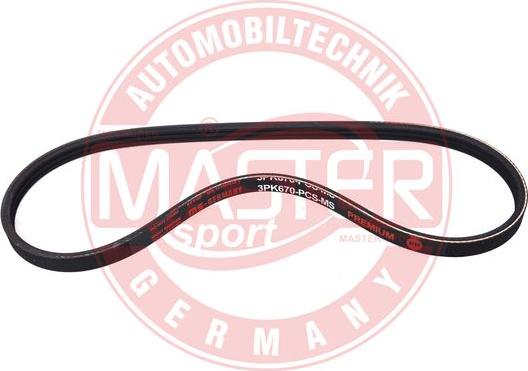 MASTER-SPORT GERMANY 3PK670-PCS-MS - Поликлиновой ремень parts5.com