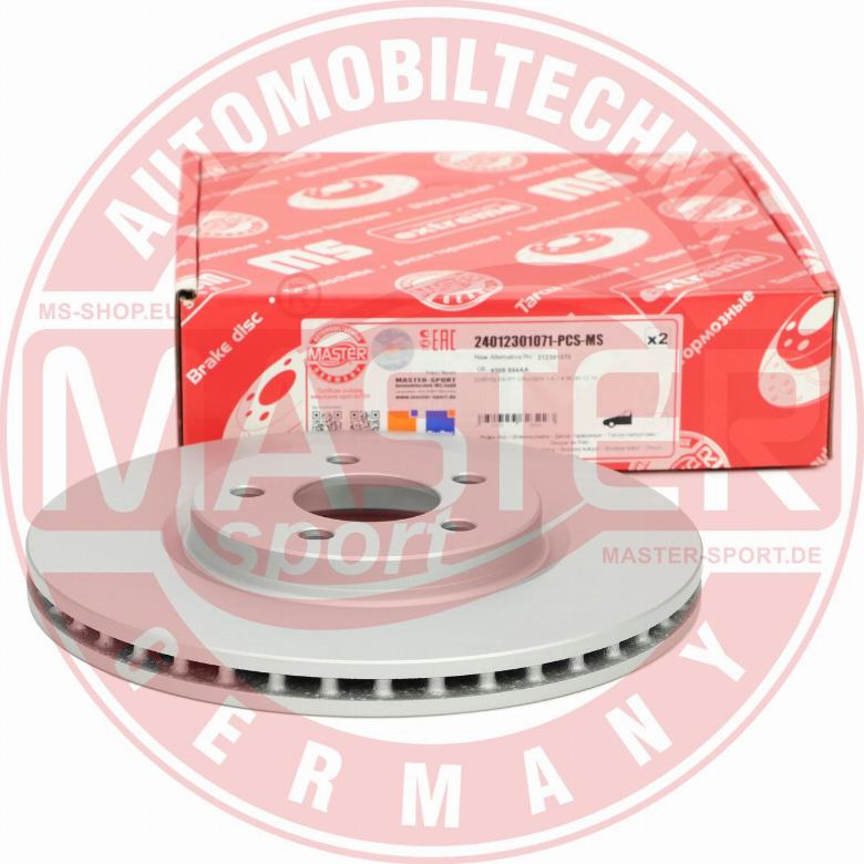 MASTER-SPORT GERMANY 24012301071PR-PCS-MS - Тормозной диск parts5.com