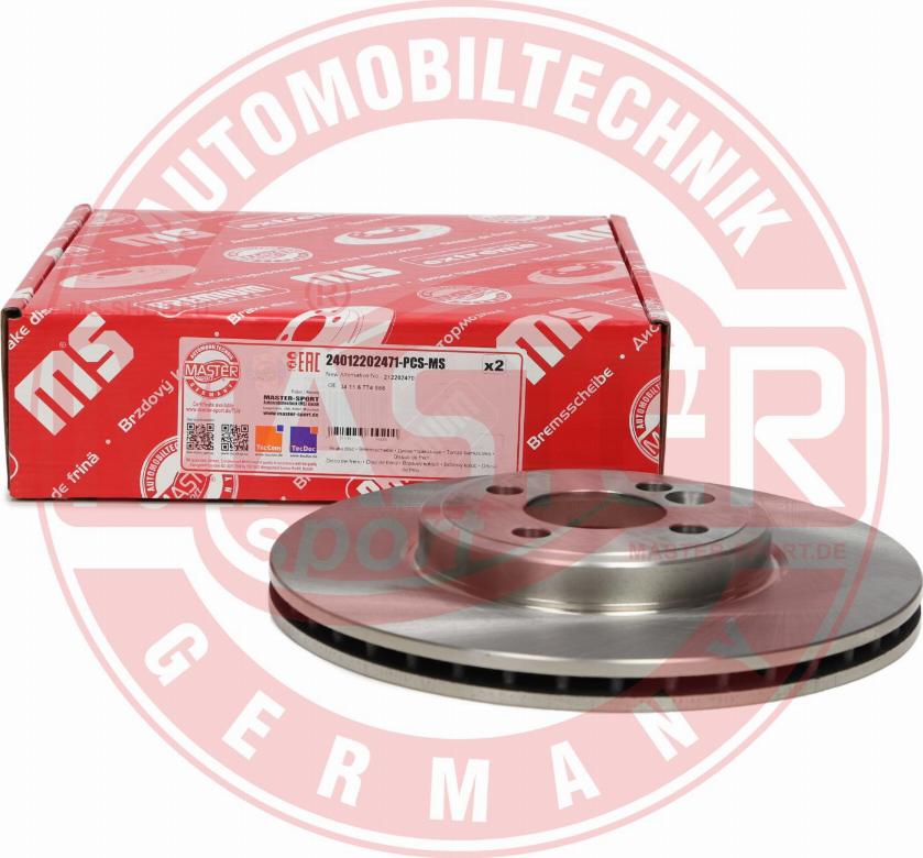 MASTER-SPORT GERMANY 24012202471-PCS-MS - Тормозной диск parts5.com