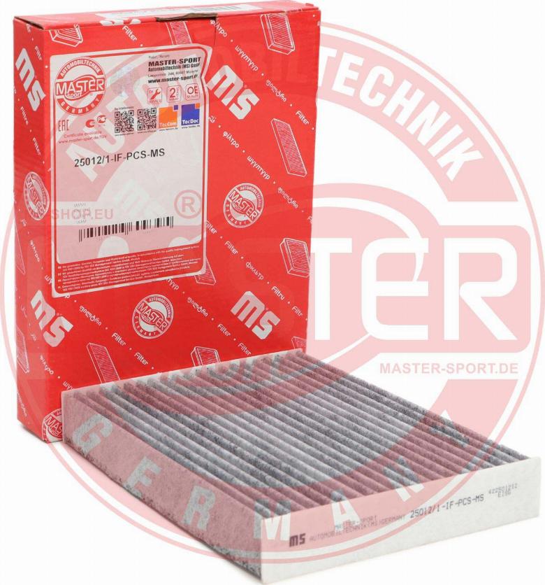 MASTER-SPORT GERMANY 25012/1-IF-PCS-MS - Filter, interior air parts5.com