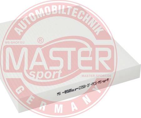 MASTER-SPORT GERMANY 2358-IF-PCS-MS - Фильтр воздуха в салоне parts5.com