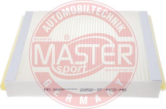 MASTER-SPORT GERMANY 2252-IF-PCS-MS - Фильтр воздуха в салоне parts5.com