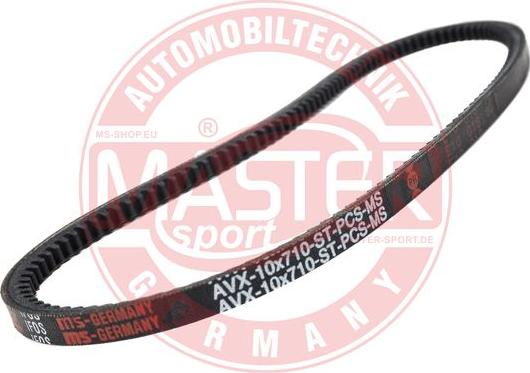 MASTER-SPORT GERMANY AVX-10X710-ST-PCS-MS - Клиновой ремень, поперечные рёбра parts5.com