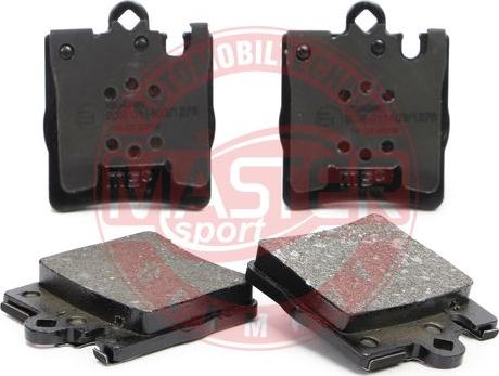 MASTER-SPORT GERMANY K6040652 - Тормозные колодки, дисковые, комплект parts5.com