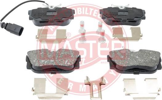 MASTER-SPORT GERMANY K6028742 - Тормозные колодки, дисковые, комплект parts5.com