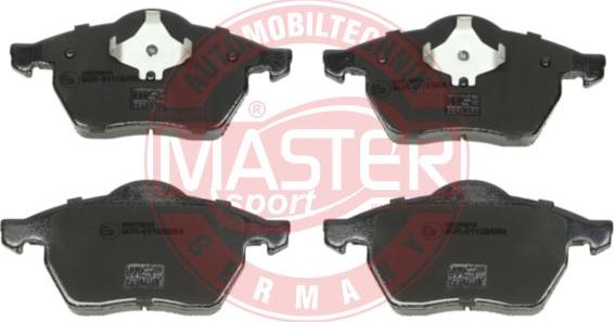 MASTER-SPORT GERMANY K6070812 - Тормозные колодки, дисковые, комплект parts5.com