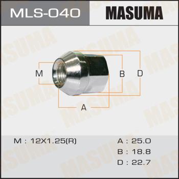 MASUMA MLS040 - Гайка крепления колеса parts5.com