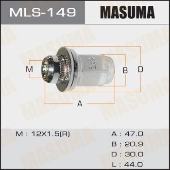 MASUMA MLS149 - Гайка крепления колеса parts5.com