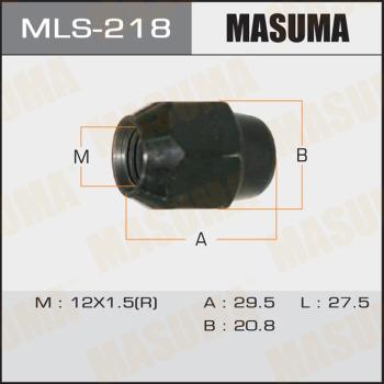 MASUMA MLS218 - Гайка крепления колеса parts5.com