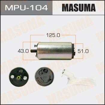 MASUMA MPU104 - Топливный насос parts5.com