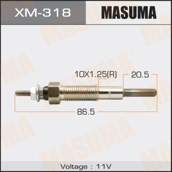 MASUMA XM318 - Свеча накаливания parts5.com