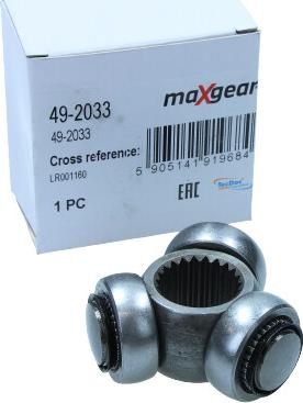 Maxgear 49-2033 - Муфта с шипами, приводной вал parts5.com