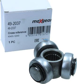 Maxgear 49-2037 - Муфта с шипами, приводной вал parts5.com