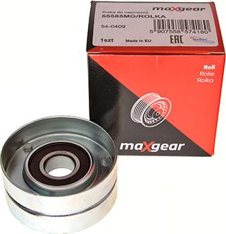 Maxgear 54-0409 - Направляющий ролик, поликлиновый ремень parts5.com