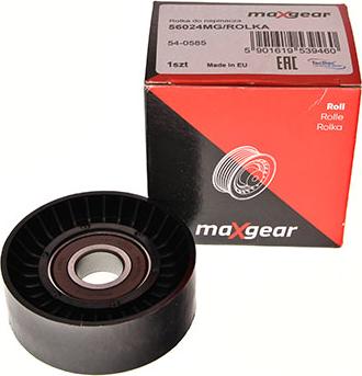 Maxgear 54-0585 - Направляющий ролик, поликлиновый ремень parts5.com