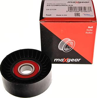 Maxgear 54-0104 - Направляющий ролик, поликлиновый ремень parts5.com