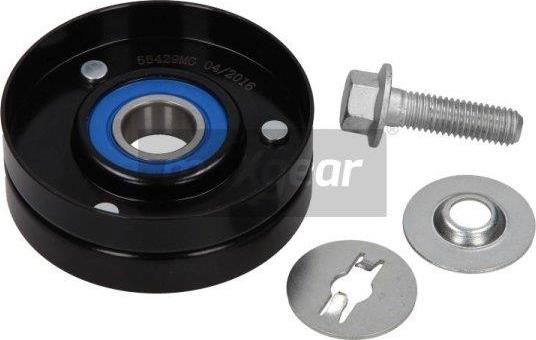 Maxgear 54-0393 - Направляющий ролик, поликлиновый ремень parts5.com