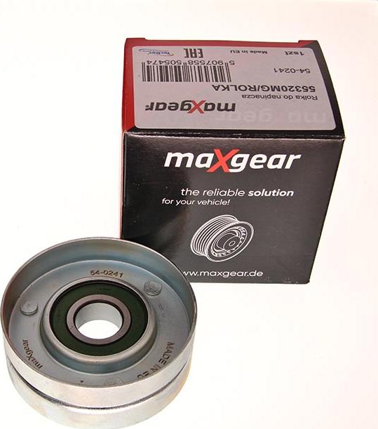 Maxgear 54-0241 - Направляющий ролик, поликлиновый ремень parts5.com