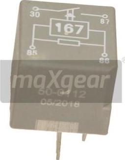 Maxgear 50-0112 - Реле, топливный насос parts5.com