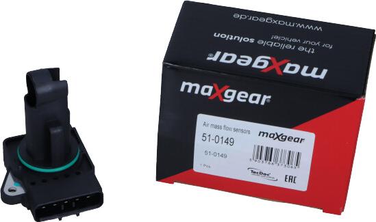 Maxgear 51-0149 - Датчик потока, массы воздуха parts5.com