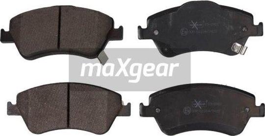 Maxgear 19-0901 - Тормозные колодки, дисковые, комплект parts5.com