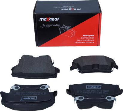 Maxgear 19-0464 - Тормозные колодки, дисковые, комплект parts5.com