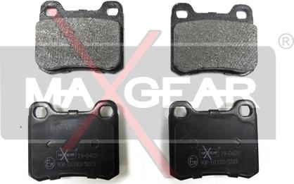 Maxgear 19-0403 - Тормозные колодки, дисковые, комплект parts5.com