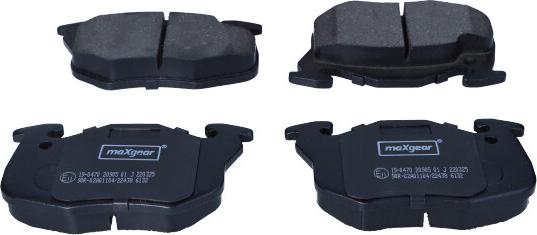 Maxgear 19-0470 - Brake Pad Set, disc brake parts5.com