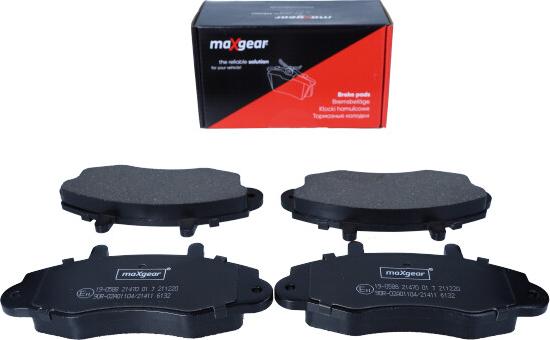 Maxgear 19-0588 - Тормозные колодки, дисковые, комплект parts5.com