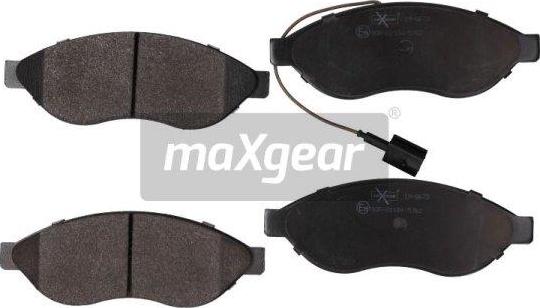 Maxgear 19-0673 - Тормозные колодки, дисковые, комплект parts5.com