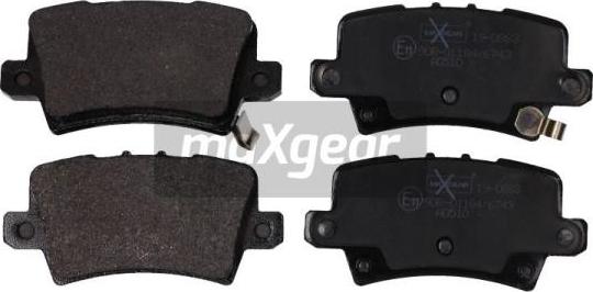 Maxgear 19-0883 - Тормозные колодки, дисковые, комплект parts5.com