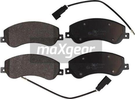 Maxgear 19-0878 - Тормозные колодки, дисковые, комплект parts5.com