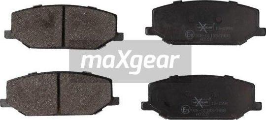 Maxgear 19-1994 - Тормозные колодки, дисковые, комплект parts5.com