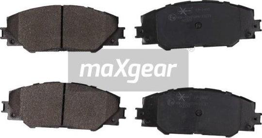 Maxgear 19-1460 - Тормозные колодки, дисковые, комплект parts5.com