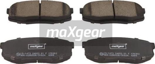 Maxgear 19-1473 - Тормозные колодки, дисковые, комплект parts5.com