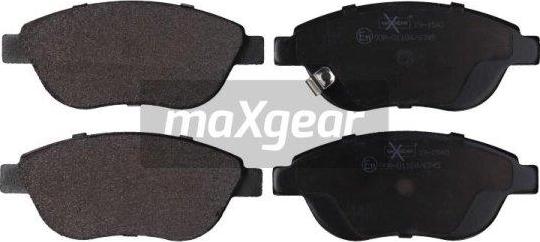 Maxgear 19-1540 - Тормозные колодки, дисковые, комплект parts5.com