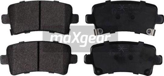 Maxgear 19-1542 - Тормозные колодки, дисковые, комплект parts5.com